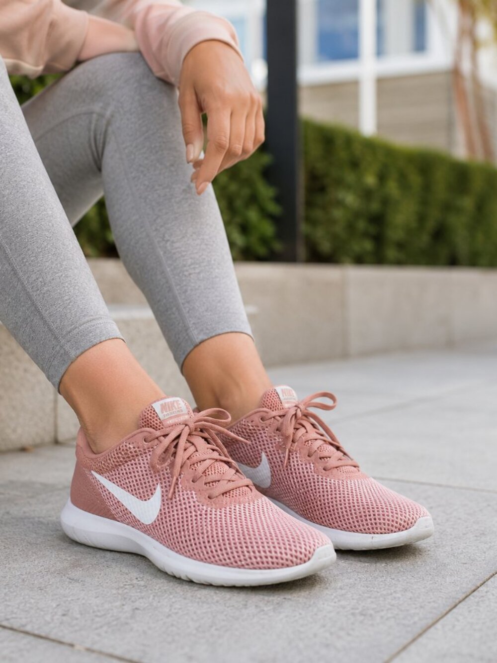 Nike Flex Trainer 7 Running Shoes Women's RUST PINK Size 9
